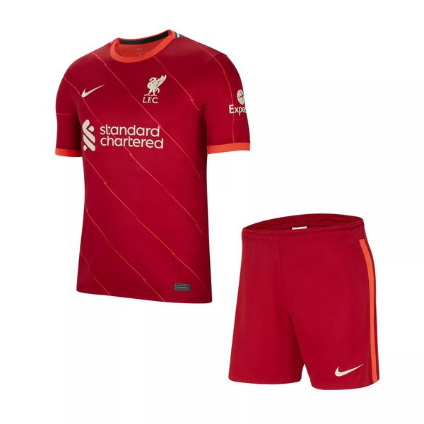 Camiseta Liverpool 1ª Niño 2021-2022 Rojo